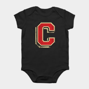 DAZZLING Vintage style Letter C ✪ Fantastic gift idea Baby Bodysuit